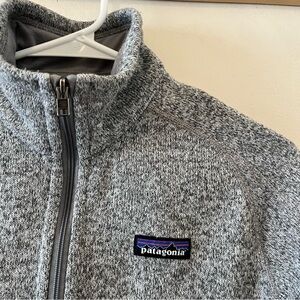 Patagonia | grey full zip sweater